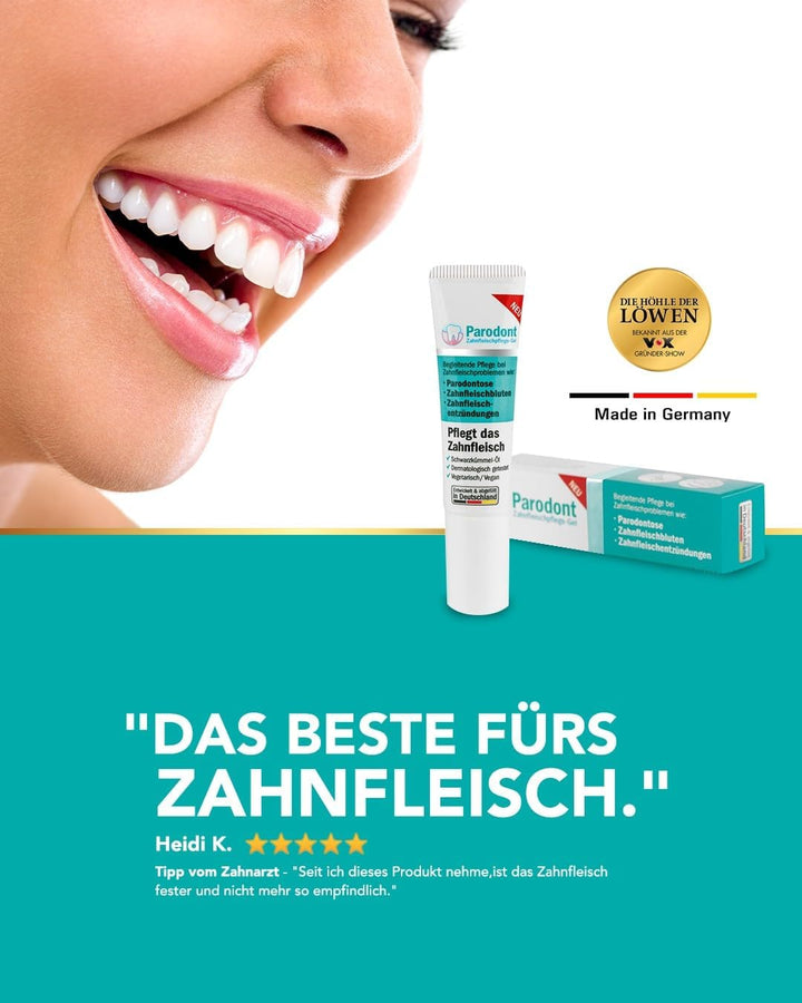 Beovita Parodont Zahnfleischpflege Gel 5er-Set (5 x 10 ml)