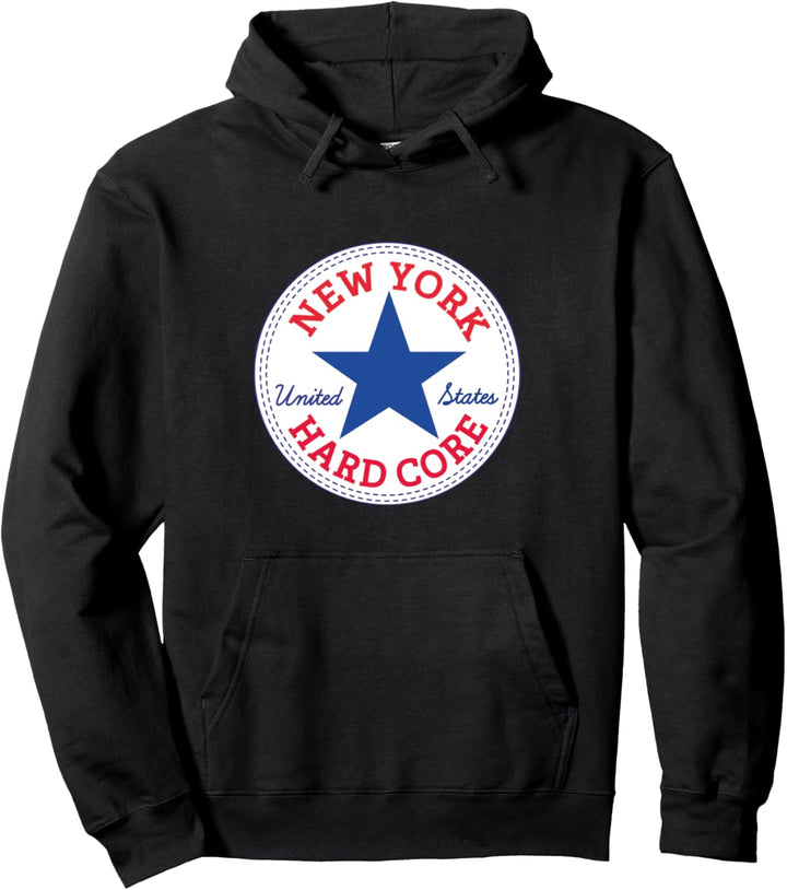 New York HARD CORE NYHC USA Vegan Straight Edge Punk Rock Pullover Hoodie