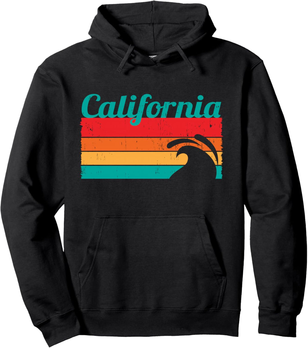 California Retro Vintage Pullover Hoodie