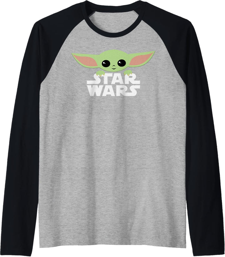 Star Wars: The Mandalorian The Child Logo Raglan