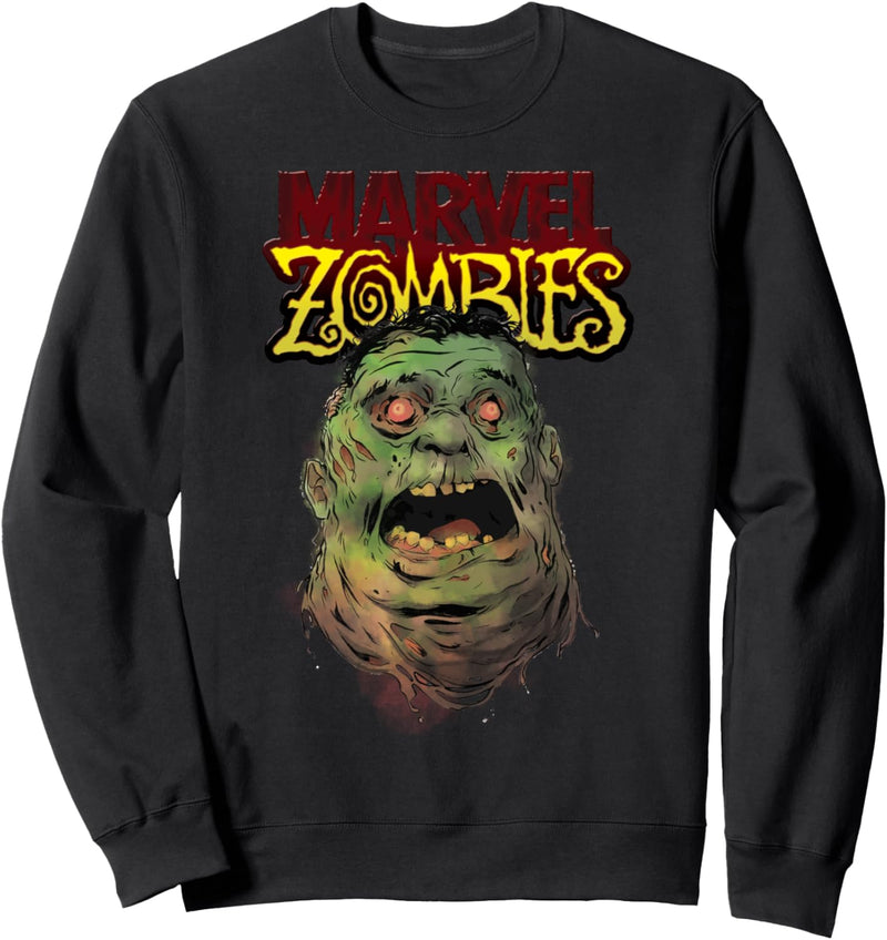 Marvel Zombies The Hulk Zombie Head Sweatshirt