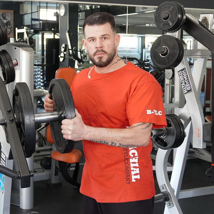 Brachial Premium Herren T-Shirt Gym Loose-Fit - für Freizeit Bodybuilding Workout Gym Kraftsport Fit