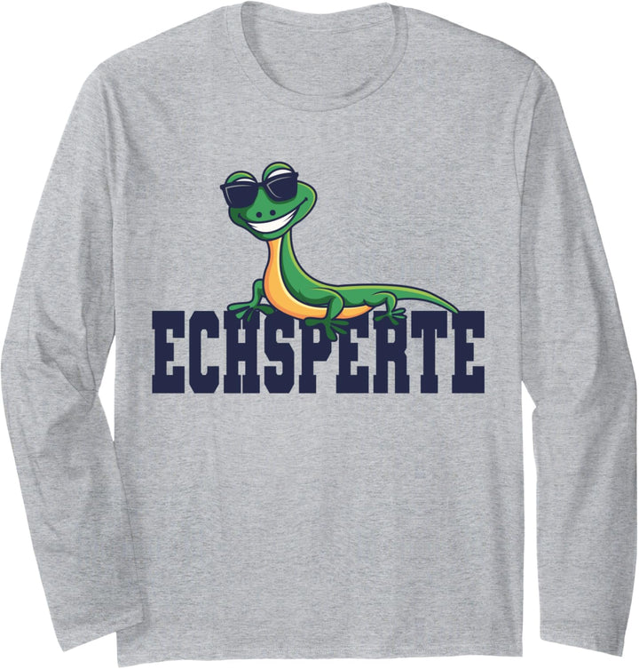 Echsperte Echspertin Eidechse Echse Reptilien Geschenkidee Langarmshirt