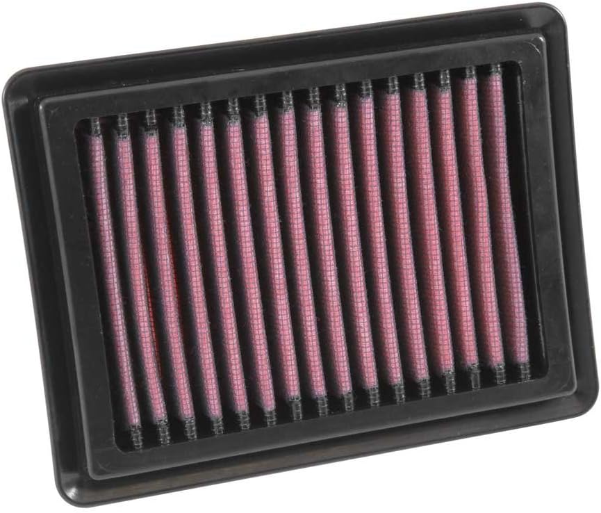 K&N HA-2513 Motorrad Tauschluftfilter, Rot