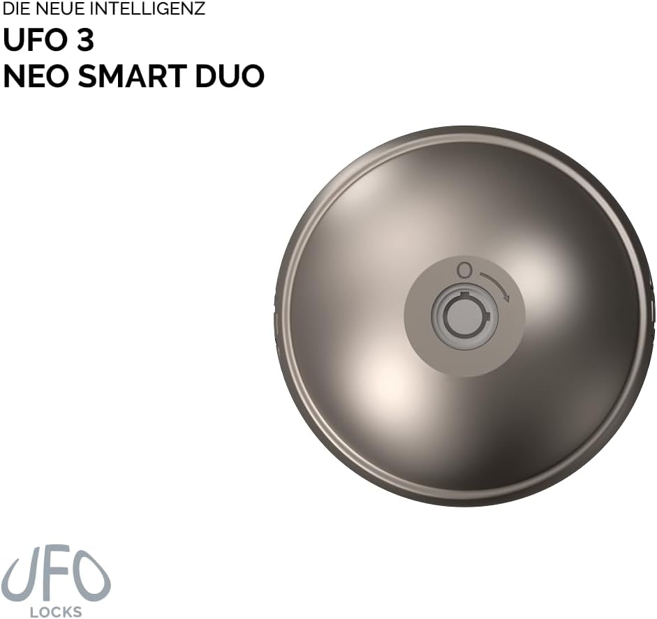 UFO MERONI SERRATURE - Ufo3 Smart Duo Sicherheitsschloss Transporter, Einbruchschutz Wohnmobil für L