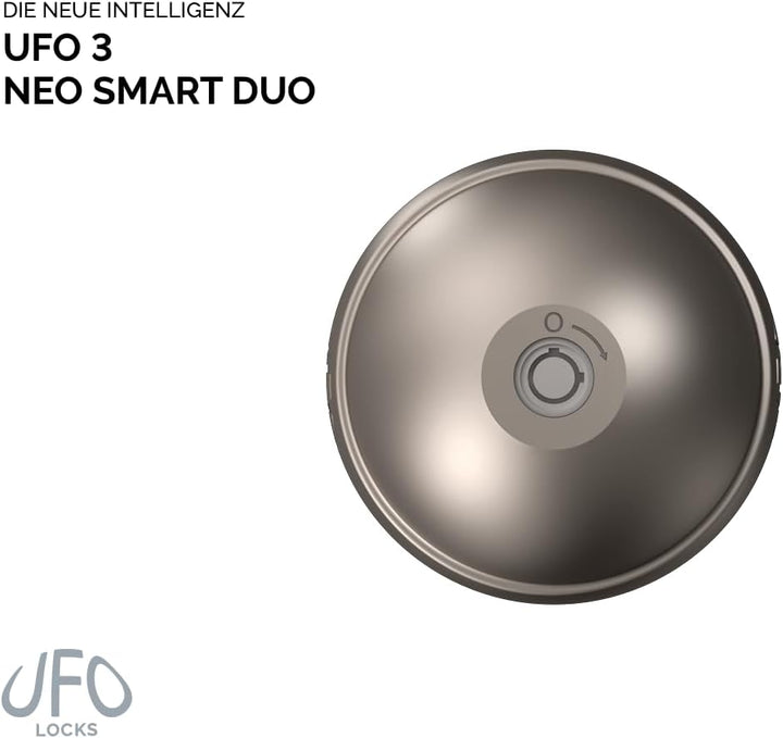 UFO MERONI SERRATURE - Ufo3 Smart Duo Sicherheitsschloss Transporter, Einbruchschutz Wohnmobil für L