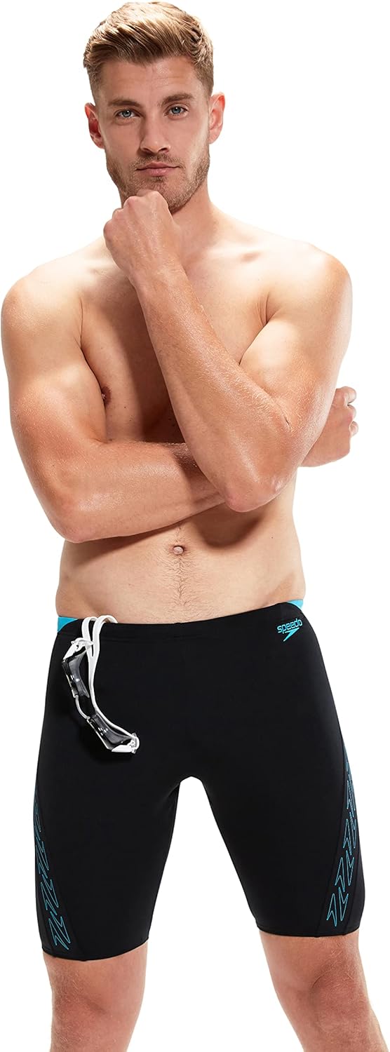 Speedo Herren Hyper Boom Schwarz/Bolt 38, Schwarz/Bolt 38