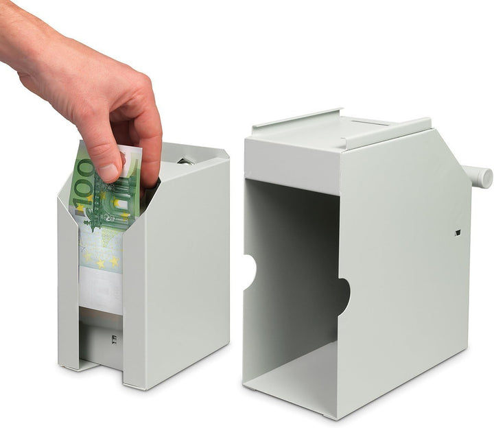 Safescan 4100 POS Safe (grau), sichere und diskrete Aufbewahrung von bis zu 300 Banknoten - perfekt
