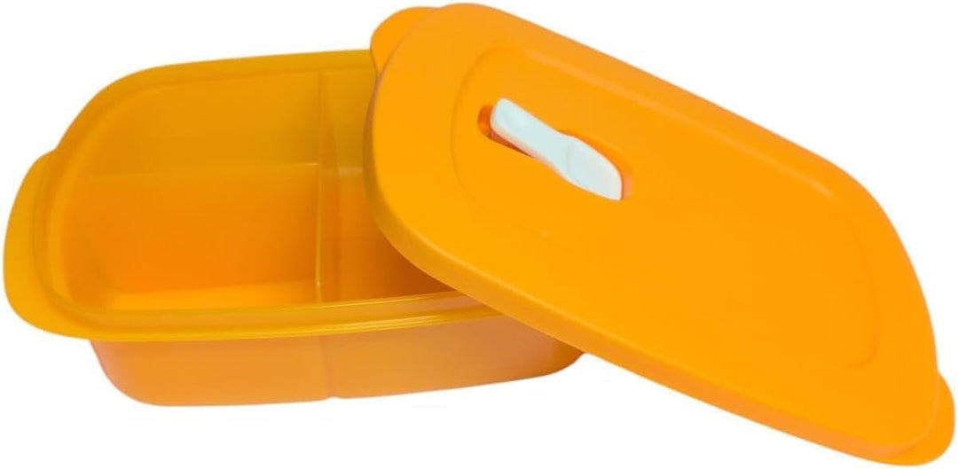 Tupperware Wow Pop Mikrowellen-Popcorn-Maker Popcorn Crystalwave Mikro-Fix Mikrowelle (1000ml orange