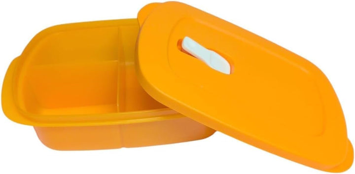 Tupperware Wow Pop Mikrowellen-Popcorn-Maker Popcorn Crystalwave Mikro-Fix Mikrowelle (1000ml orange