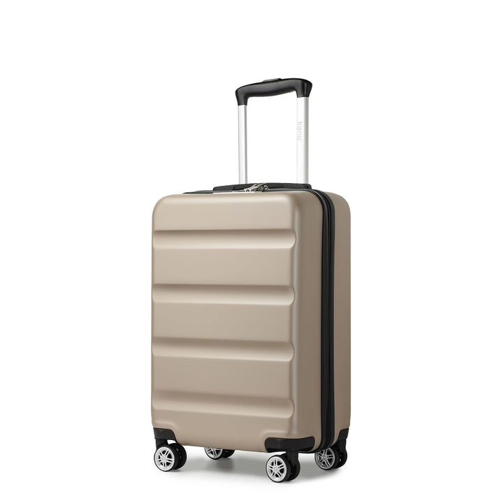 KONO Koffer Trolley Handgepäck Kabinenkoffer Leichte Hartschalengepäck mit TSA-Schloss und doppelte