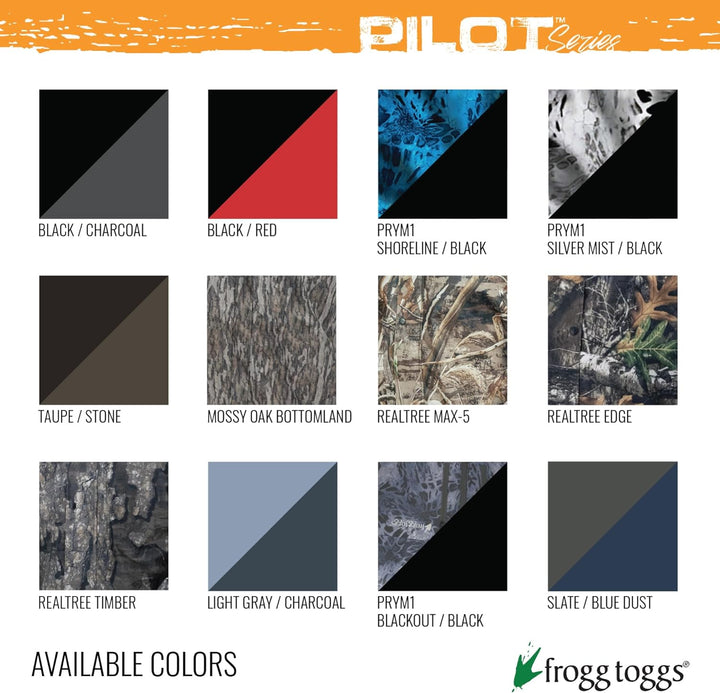 frogg toggs Herren Pilot Ii Guide Waterproof Breathable Rain Bib Pilotenführer Lätzchen (1er Pack) S
