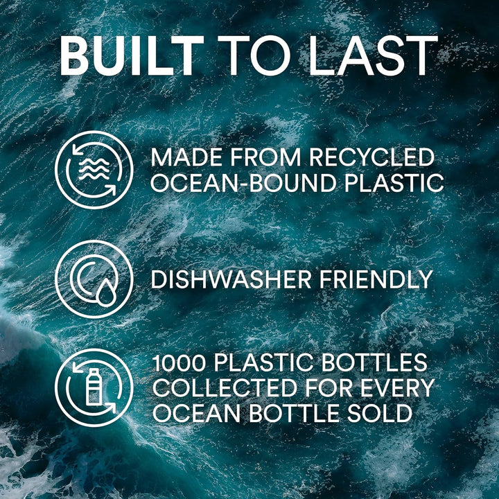 Ocean Bottle - Wiederverwendbare Wasserflasche aus recyceltem Edelstahl - umweltfreundlich & wiederv