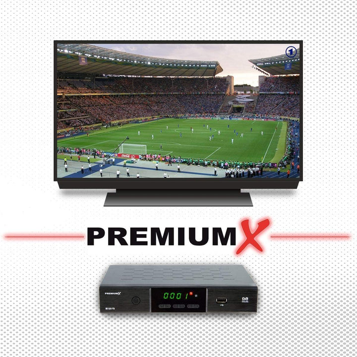 Premium X HD 520SE FTA Digital Satelliten Receiver DVB-S2 FullHD SAT Empfänger HDMI SCART USB Mediap