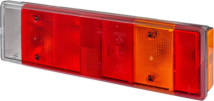 HELLA - Heckleuchte - Glühlampe - 24V - Anbau/geschraubt - Lichtscheibenfarbe: mehrfarbig - Stecker: