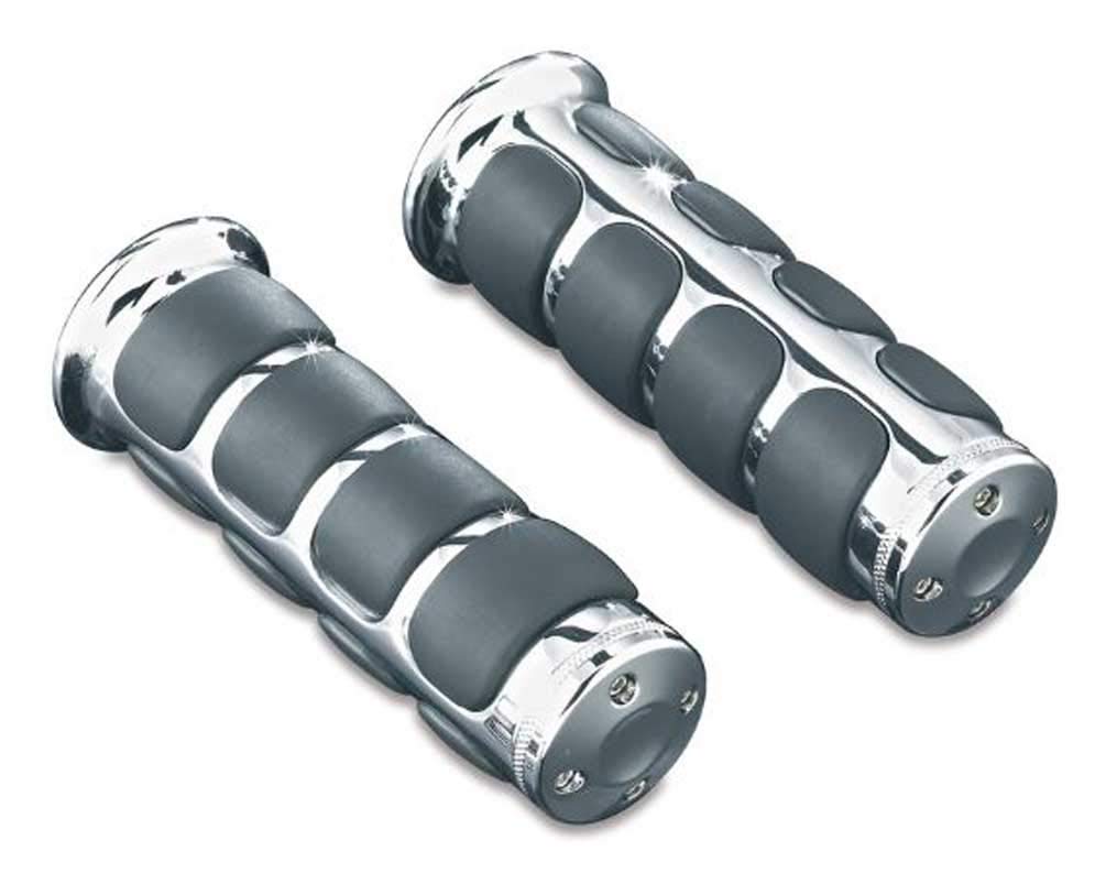 Kuryakyn 1 Paar Premium ISO Lenkergriffe für elektronische Drosselklappensteuerung 2014-19 Harley-Da