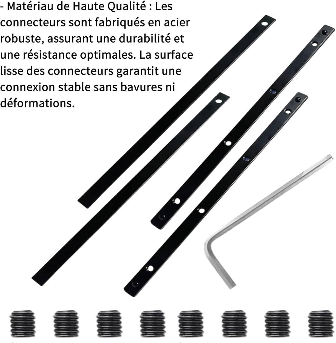 Führungsschienenverbinder – Set mit 4 Stück für Makita und Festool P-45777, kompatibel mit gerade, a