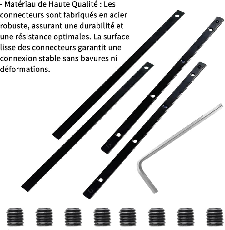 Führungsschienenverbinder – Set mit 4 Stück für Makita und Festool P-45777, kompatibel mit gerade, a