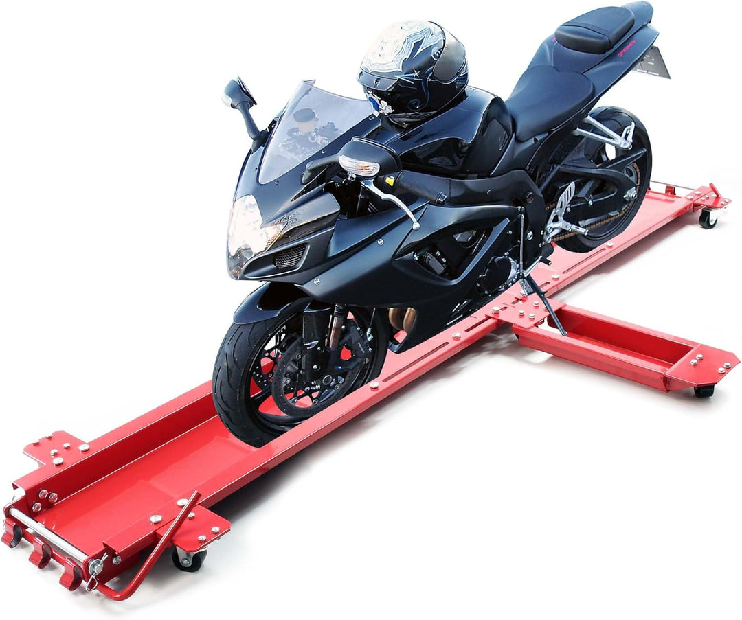 Rangierschiene Motorrad bis 250 kg Rangierhilfe Rangierheber Rangierplatte