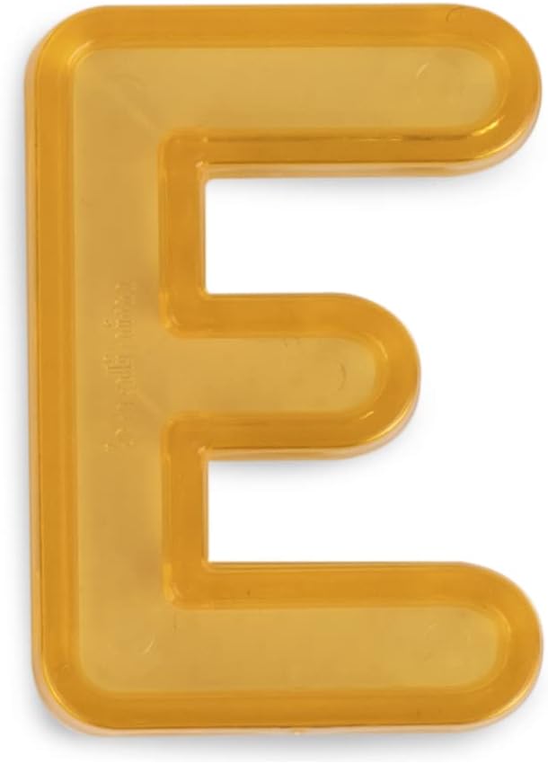Miniland XML-32169 Transparente Grossbuchstaben 76 Stück für Tischlicht, Mehrfarbig
