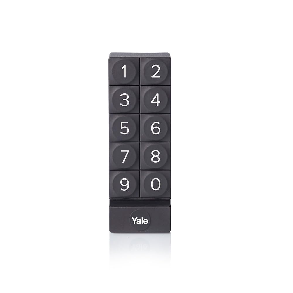Yale Smart Keypad (05/301000/BL) – Schwarze Digitale Smart Lock-Tastatur für Linus mit One-Touch-Ver