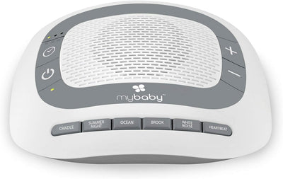 MyBaby SoundSpa White Noise & 6 beruhigende Klänge, Einschlafhilfe für Babys Kinder und Erwachsene m