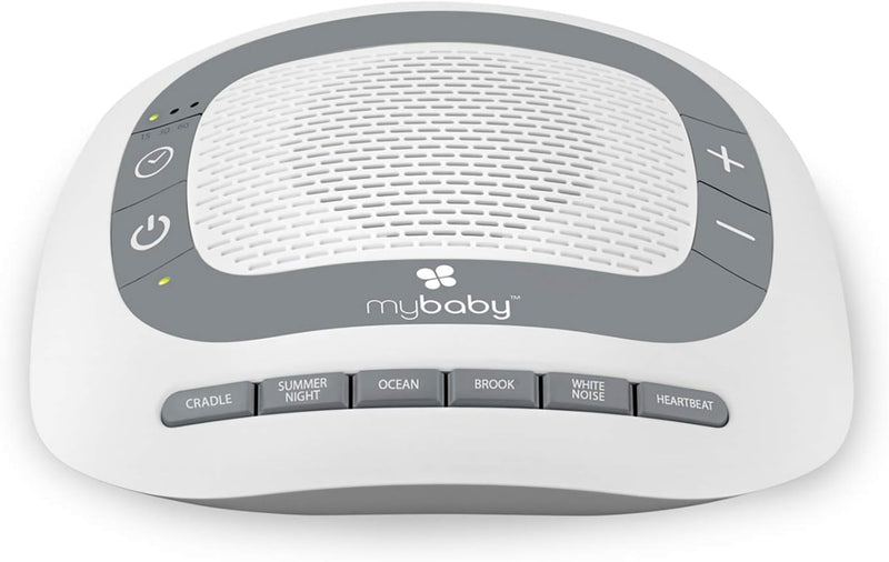 MyBaby SoundSpa White Noise & 6 beruhigende Klänge, Einschlafhilfe für Babys Kinder und Erwachsene m