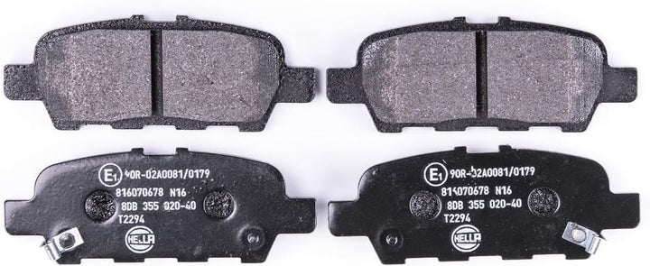 HELLA PAGID 8DB 355 020-401 Bremsbelagsatz - T2294 - Dicke/Stärke: 13.8mm - Bremssystem: Akebono - m