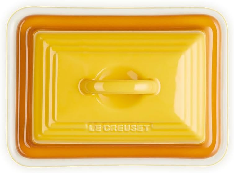 Le Creuset Butterdose aus Steinzeug, 900 g, 17 x 12.5 x 9 cm, Nectar, 70837176720000, Nectar