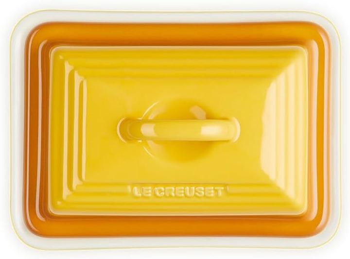 Le Creuset Butterdose aus Steinzeug, 900 g, 17 x 12.5 x 9 cm, Nectar, 70837176720000, Nectar