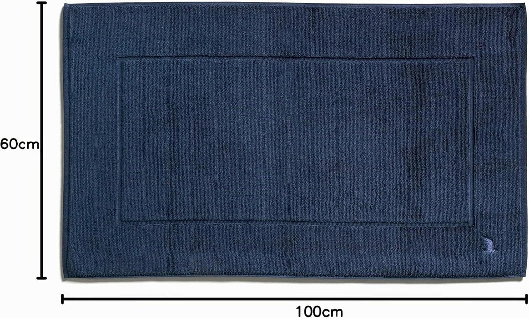 möve Superwuschel Badteppich 60 x 100 cm aus 100% Baumwolle, deep sea Deep Sea 60 x 100 cm Single, D