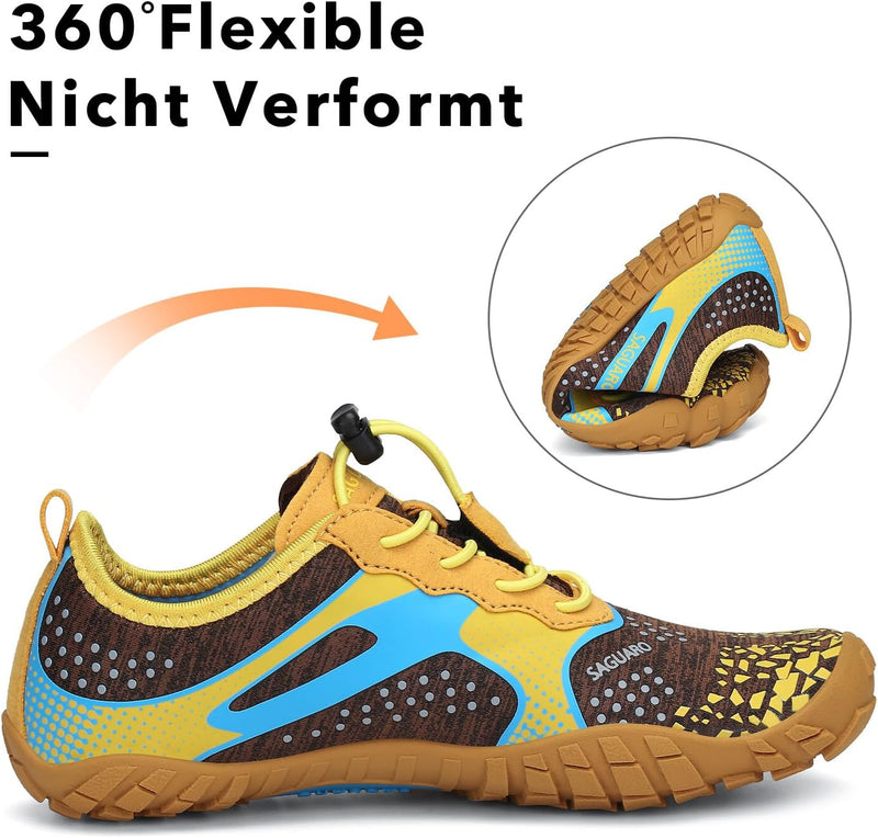 SAGUARO Barfussschuhe Kinder Barfussschuhe Schnell Trocknend Badeschuhe für Jungen Mädchen Gr.24-36