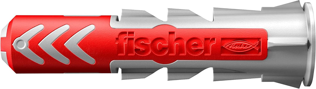 fischer 547166 FIXtainer DUOPOWER bohren & dübeln, Dübelbox mit 306 Teilen, inkl. Dübel, Schrauben,
