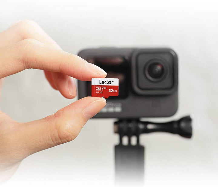 Lexar Micro SD Karte 32GB 2er Pack, Speicherkarte Micro SD mit SD Adapter, Bis zu 100 MB/s Lesegesch