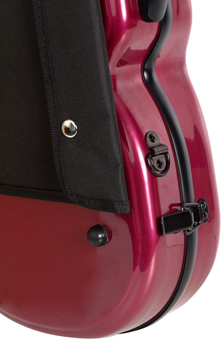 Geigenkoffer Glasfaser Vision 4/4 burgundy - shiny M-Case + Music bag