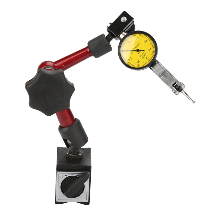 Messuhr mit Magnethalter, Centesimal Komparator mit Artikulierter Magnetischer Basis Mikrometer Fühl