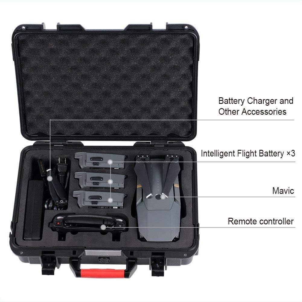 Smatree wasserdichte Hartschalen-Tragetasche, kompatibel mit DJI Mavic Platinum/DJI Mavic Pro Mavic