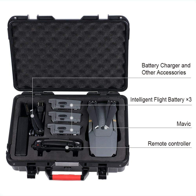 Smatree wasserdichte Hartschalen-Tragetasche, kompatibel mit DJI Mavic Platinum/DJI Mavic Pro Mavic