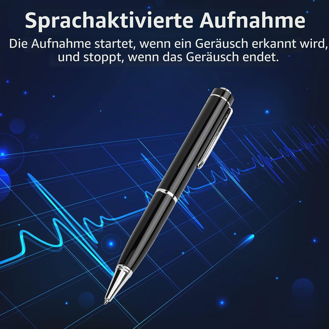 Digitaler Rekorder, digitaler Diktierstift, Ton, Audio-aktiviertes Diktiergerät, professioneller Mus