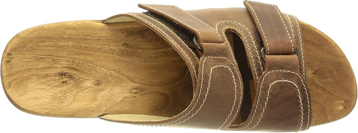 Woody Herren Roman Holzschuh 50 EU Tabacco