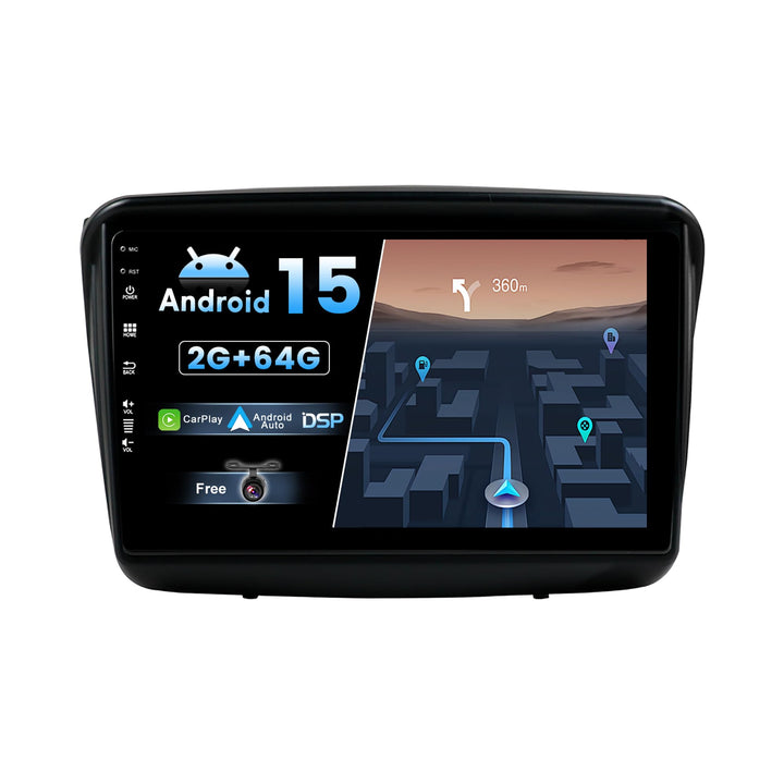 Android 15 IPS Autoradio Passt für Mitsubishi Pajero Sport 2 L200 (2008-2016) - Eingebautes CarPlay
