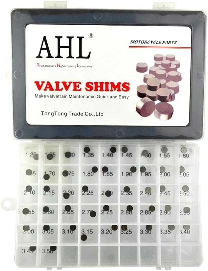 AHL Durchmesser: 7.48mm 47pcs 1.20mm-3.50mm Ventil Shim Ventile einstellen für CBR1000RR 2004-2008