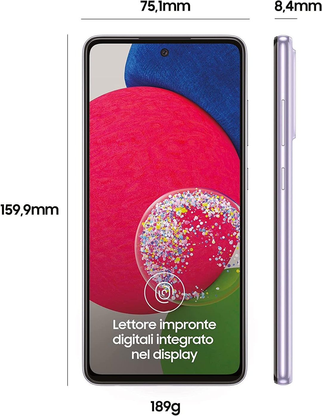 Samsung A52S 5G 128GB DS Awesome Violet EU Alle Träger black 12 GB, Alle Träger black 12 GB