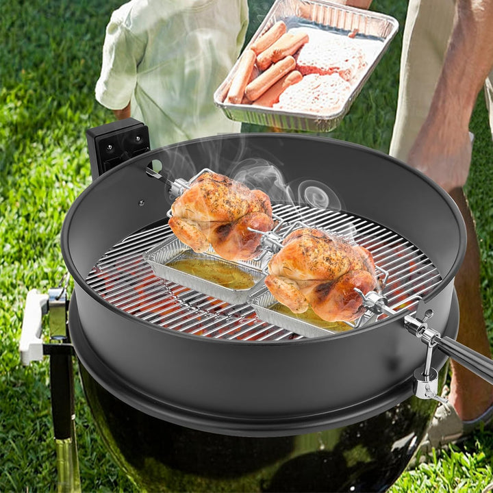 onlyfire Fleischklammer für Drehspiess, Fleischnadeln für Grillspiess und Rotisserie, für 12 MM Hexa