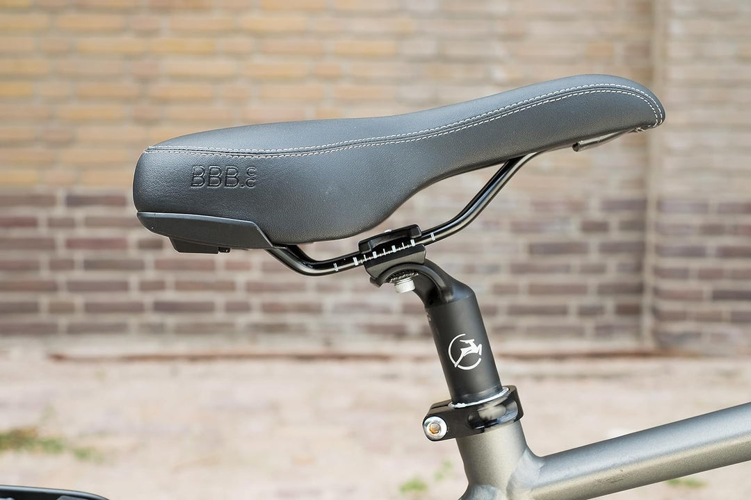 BBB Cycling SoftShape Relaxed Anatomischer Fahrradsattel I Bequemer Fahrradsitz Unisex I Komfortable