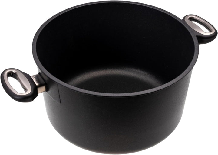 Lotus Gusspfanne - Bratentopf 9,5 l, Ø 28 cm, Bodenmass 22,5 cm, Höhe 16 cm, Deckelmass 28 cm