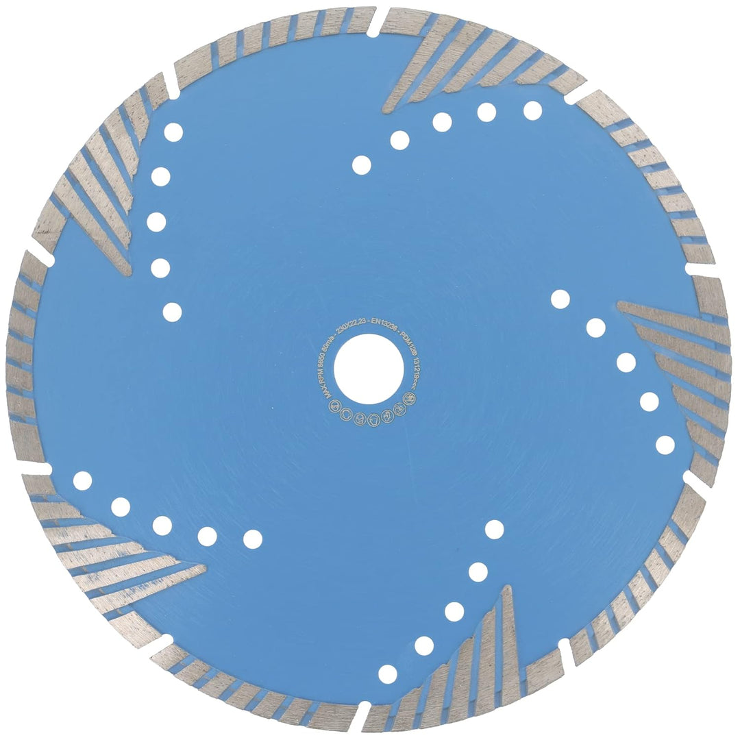 PRODIAMANT Diamant-Trennscheibe Pro Protect 230 mm x 22,2 mm mit Schutzsegmenten für Mauerwerk Beton