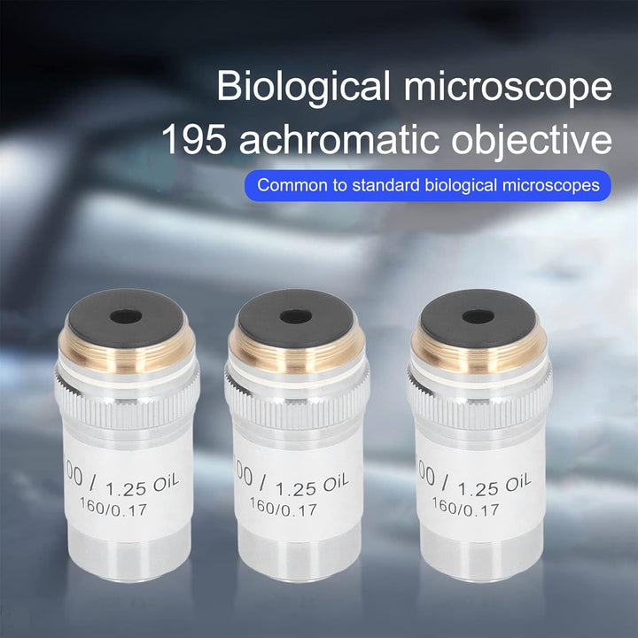 100-fach Achromatisches Mikroskopobjektiv mit Hoher Vergrösserung 20,2 Mm Schnittstellengewinde für