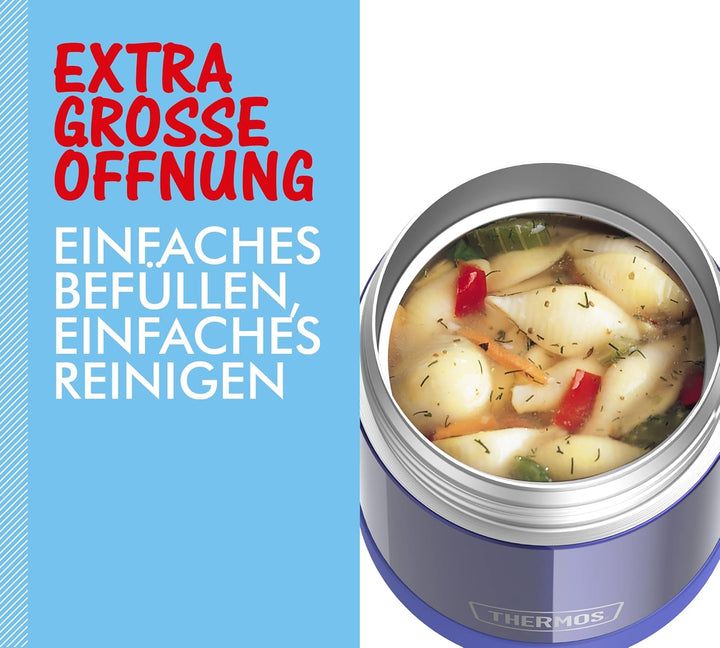 RMOVR THERMOS kids FUNTAINER FOOD JAR 0,30l, purple, Thermobehälter für Essen mit Löffel für Kinder,