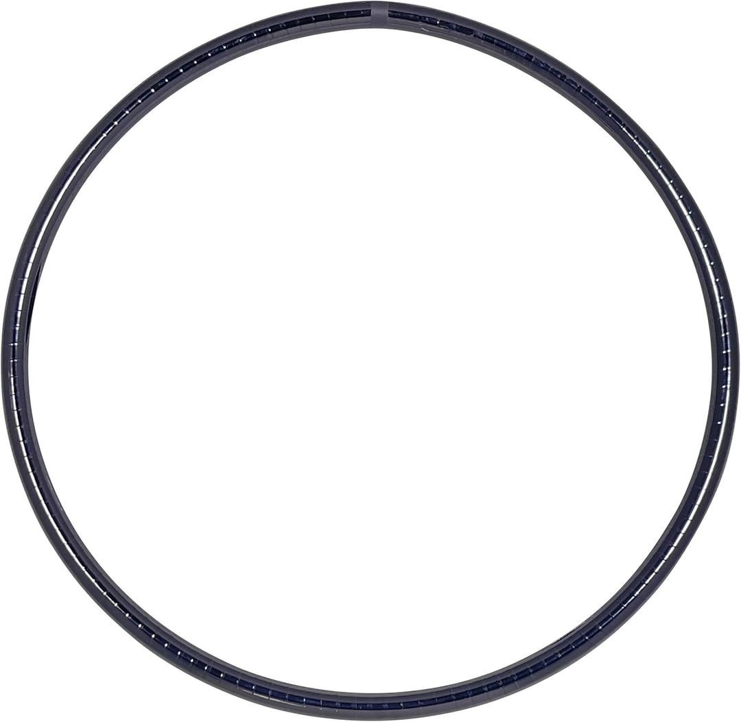 Metallic Hula Hoop Reifen, Ø80/90/100cm Schwarz Ø90cm, Schwarz Ø90cm